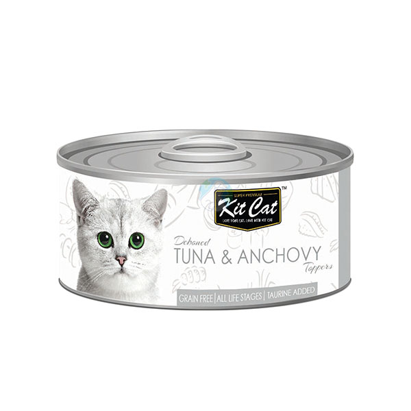 کنسرو گربه نچرال ژله ای تن و ماهی کولی  Kitcat